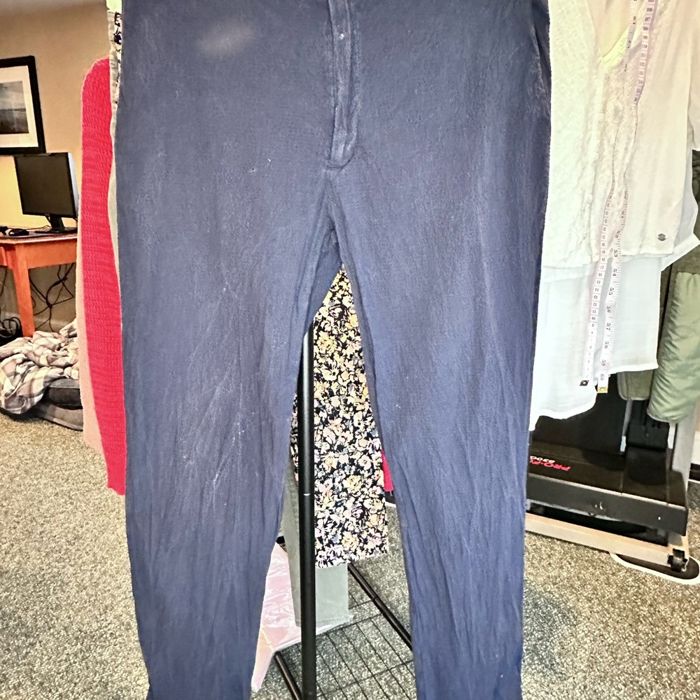 Banana Republic Dark Blue Drawstring Pants